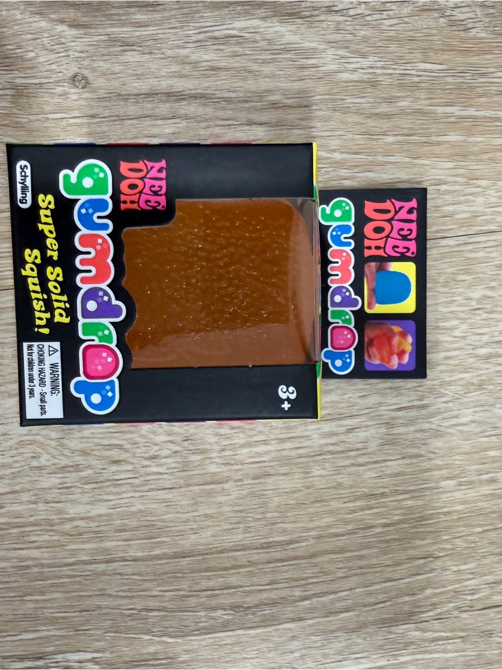 Gumdrop Super Solid Squish Brown Toy
